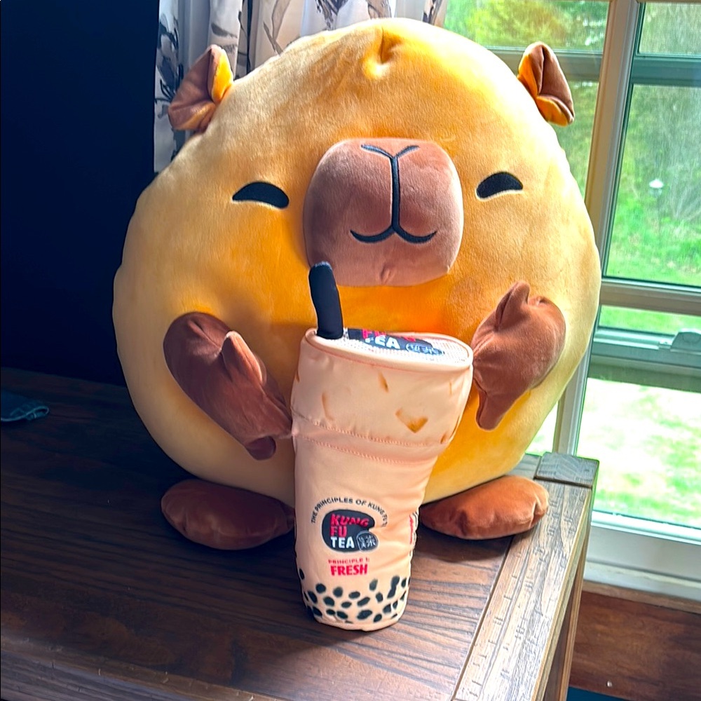 Cute Yellow and Brown Plush Toy